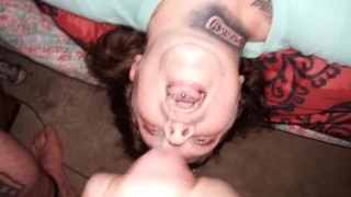 Part 2 Of The Throat Fucking Me Hard-Core With The Cum Shot