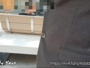 Preview 6 of French slut get fucked in the ass by a stranger in the mall car park - real amateur
