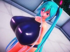 Imbapovi - Miku Uses Huge Water Breasts for a Good Cause