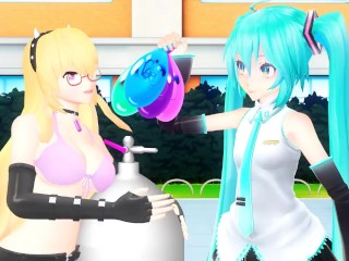 Imbapovi - Miku, Lindsey, Balloons and Blow Kisses Inflation