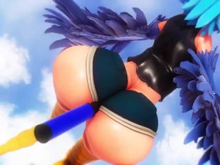 breast expansion, giantess growth, animation, inflation