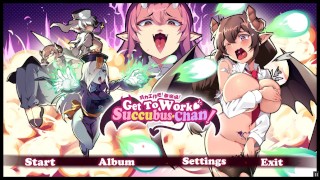 comece a trabalhar, Succubus-Chan [PornPlay Hentai game] Ep.1 um leite de súcubo