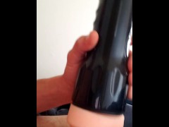 Fun Masterbating with a fleshlight.