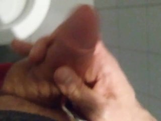 STEP SISTER CAUGHT BIG COCK CUMSHOT IN PUBLIC TOILET