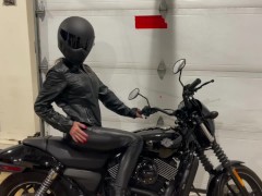 Video Harley Davidson ride leads to my instructor riding me and fucks my pussy