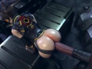 Preview 1 of Tracer Loves BBC In Her Tight Ass