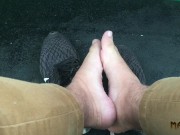 Preview 6 of WHENEVER YOU THINK OF FEET - THINK OF ME - MANLYFOOT - FUN AT THE FAIR - FERRIS WHEEL FOOT FETISH🦶