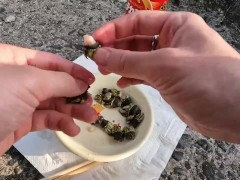 カメノテを完食するいもこ - Screenshot 15 of 16 - Fishing