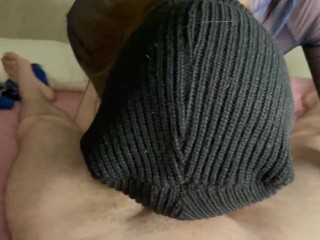Masked burglar gives juicy blowjob and facial.DanaKiss