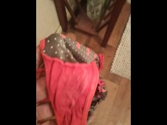 She had really cummy panties yesterday