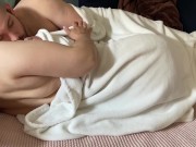 Preview 4 of MILF pregnant gets creampie. Clitoris orgasm. Pussy licking.