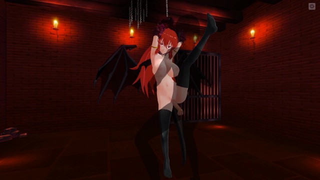 3D HENTAI BDSM 縛られたサキュバスはあなたの精液を手に入れたい
