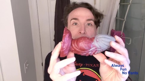 Reviewing Bad Dragon Apollo with my mouth and fucking my ass!