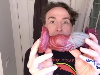 Reviewing Bad Dragon Apollo with my Mouth and Fucking my Ass!
