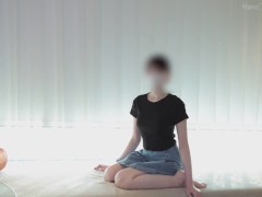 【素人】20歳♡色白美乳彼女を私服のまま立ちバック連続絶頂＆中出し 女子大生/美少女/スタイル抜群/色白/美乳/素人カップル/パイパン/中出し/立ちバック/일본여대생과 질내사정섹스 - Screenshot 2 of 16 - 素人 カップル