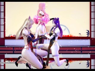 role play, seraphine lol, mmd, hot dance