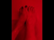 Preview 5 of Come clean your mistress' feet in her bath