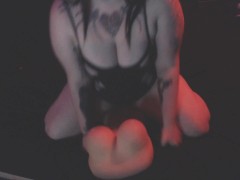 Kodi Dusk playing with her SexDoll