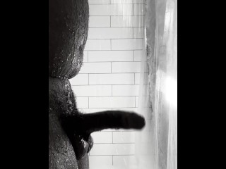 BBC Throbbing in Shower with Cock Ring