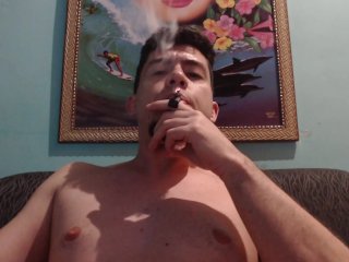 Jerking off and Smoking Majihuana!