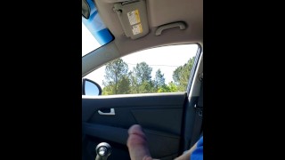 Hairy Ginger Fire Bush Strutting His Stuff For Truckers And Cumshot