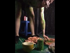 Naughty Jennifer denies getting naked