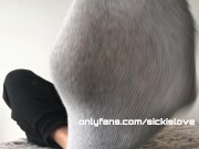 Preview 6 of huge feet of brothers fucking hard & feet fetish chubby and skinny boy