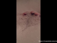 #022 Close-UP Sexy Toes Nympho Goddess FEET (FOOT WORSHIP/Pedicure) violet toe nails