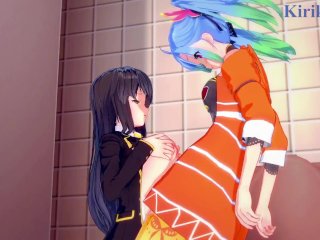 Setsuko Ohara and Az Sainklaus have intense futanari sex - Super Robot Wars Z & 30 Hentai