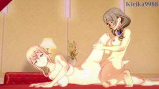 Jean Gunnhildr und Lisa Minci haben intensiven Futanari-Sex im Schlafzimmer. - Genshin Impact Hentai