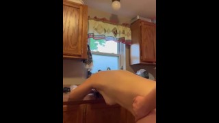 Getting fucked in the kitchen