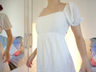 Примерка летнего платья