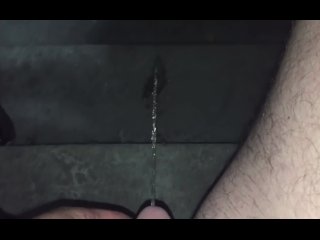 amateur, piss, solo male, stair pee
