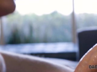 DADDY4K. Mature guy doesnt waste chance to have fun with_stepsons cute_GF