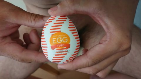 【素人個人撮影】出勤前にEGG TENGAでオナニーしたら気持ち良すぎて遅刻した。