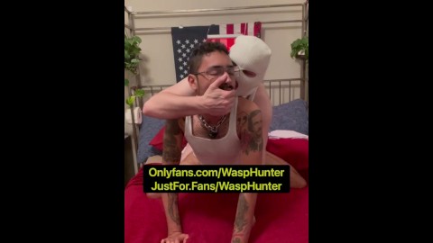 White Ski Mask & Undershirt Fuck 