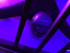 Shoe Licking And Foot Worship And Nylon Foot Gagging In The Cage