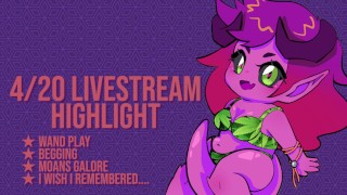 Dirty Bits Live Stream Highlight - Wand Play and Desperate Begging - ASMR Erotic Audio Livestream