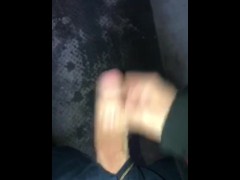 Public Parking Lot Car Masturbation Right After Work Edging Myself And Cumming At Home In The Garage