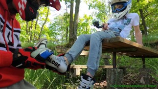 Enjoying friend's DC, worn socks, feet - Part 1 (Full version is coming on OF in a few weeks)