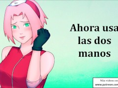 JOI extremo con Sakura. Anal, humillación, etc...