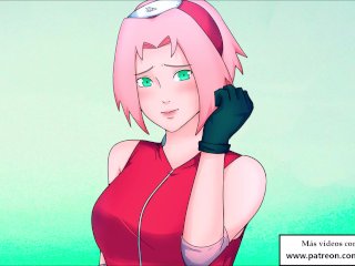 JOI extremo con Sakura. Anal,humillación, etc...
