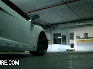 Hardcore orgy with Anissa Kate on a public parking screenshot number 0