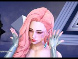 [MMD] PRODUCE48 - RUMOR Nude Kpop Dance Seraphine Gwen Caitlyn League of Legends