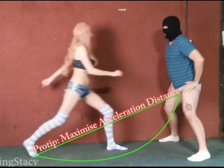 Busty Ballbusting Ball Kicking Instructional Video, Fertility Experiment Trailer