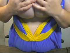 Massive Titties are Teased Live on Webcam