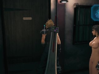 Tifa, Fully Naked, Walking Around - Nude_Walkthrough FF7 RMK Part 1