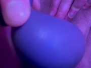 Preview 3 of Transguy Fucks His Wet Pussy With Dildo and Clit Suction Toy