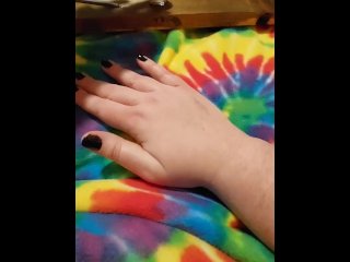 black nails, hands, fingers, quirofilia