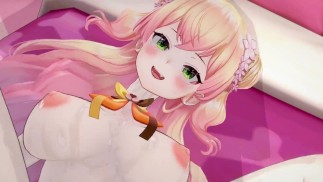 【ホロライブ 桃鈴ねね】桃鈴ねねがイチャイチャセックスするだけ1